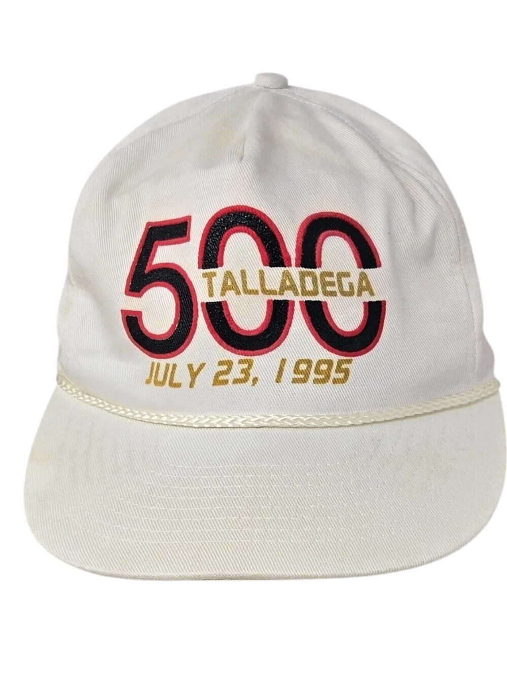 Vintage 1995 Winston 500 Hat Talladega Speedway Nascar Snapback Trucker READ